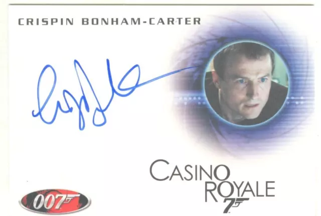 James Bond Heroes & Villains Autograph Card A132 Crispin Bonham Carter