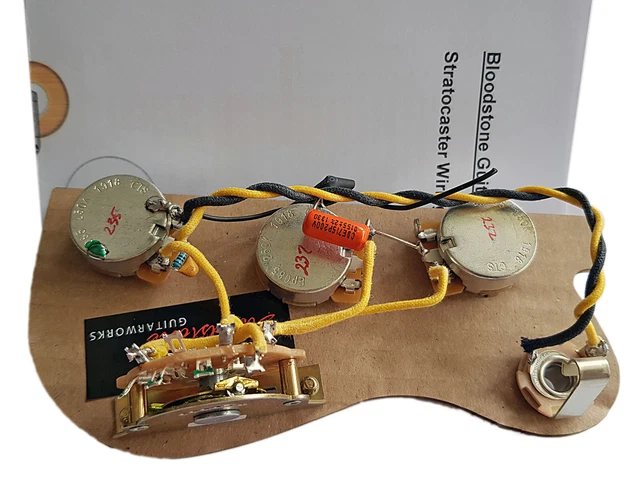 READY BUILT FENDER USA Strat / Stratocaster Wiring Upgrade/Loom/Harness