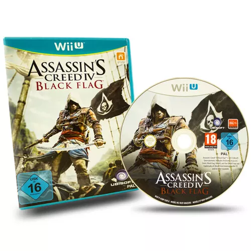 Nintendo Wii U Jeu Assassins Creed 4 Black Flag Dans Emballage D'Origine