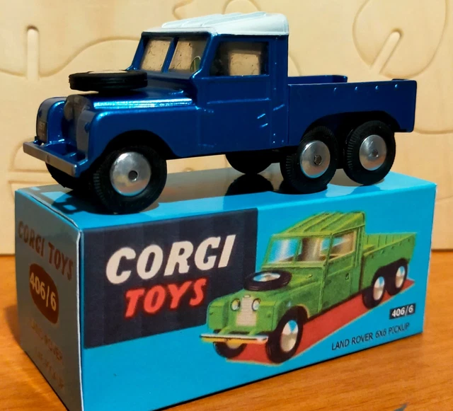 Camion De Remorquage Corgi Toys Vintage Diecast Rouge Land Rover 109 #417