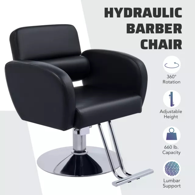 Classic Adjustable Styling Salon Barber Chair 360° Swivel Hairdressing Chair