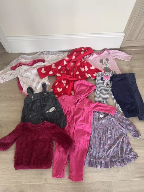 Bundle Baby Girl Clothes 9-12 Months 13 Items