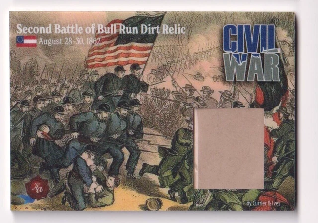 Second Battle Of Bull Run Dirt Relic 2022 Historic Autographs Civil War 1862