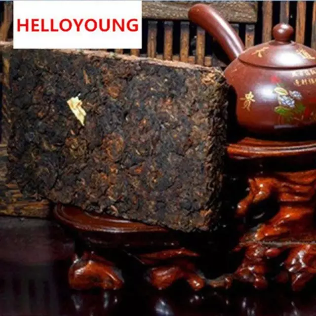 250g High Quality Old Chinese Puer Tea Brick Puerh Tea Black Tea Healthy Drink 2