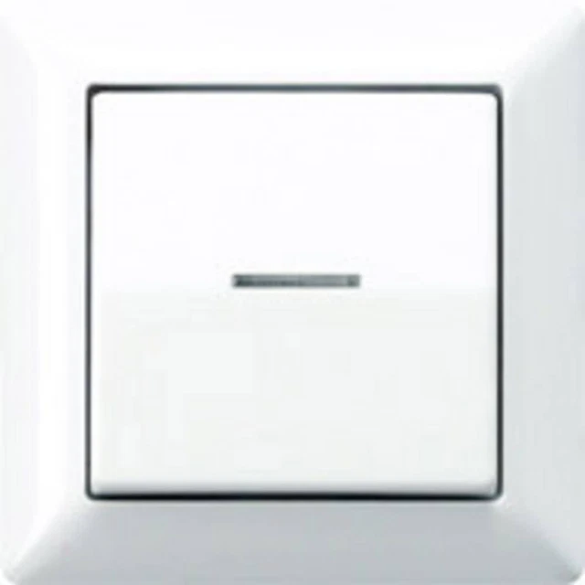 Jung simple Insert Bouton-poussoir blanc-alpin AS590KO5WW