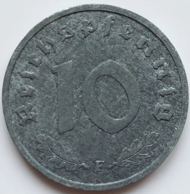 Alliierte Besatzung, 10 Pfennig 1947 F, J. 375, --------- 14/44