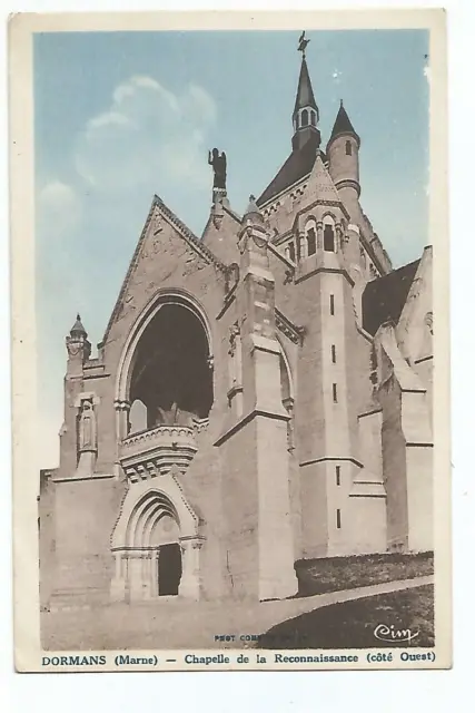 51  Dormans  Chapelle De La Reconnaissance Cote Ouest