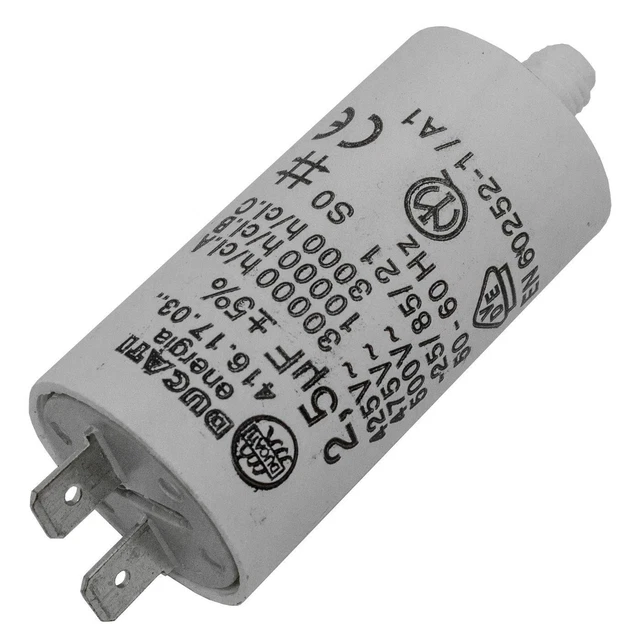 Kondensator Motorkondensator Anlaufkondensator 12 UF / 450V Mit Kabel