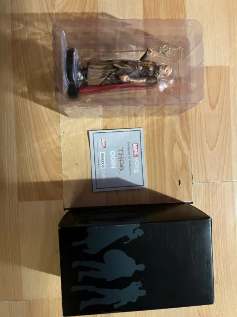 figurine 15 cm eaglemoss 2017 marvel movie "thor dark world" ODIN avec certifica