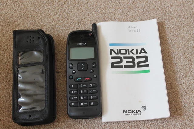 Nokia 232 THX-41V Vintage - Téléphone Portable - Non Débloqué - Avec Batterie D'origine