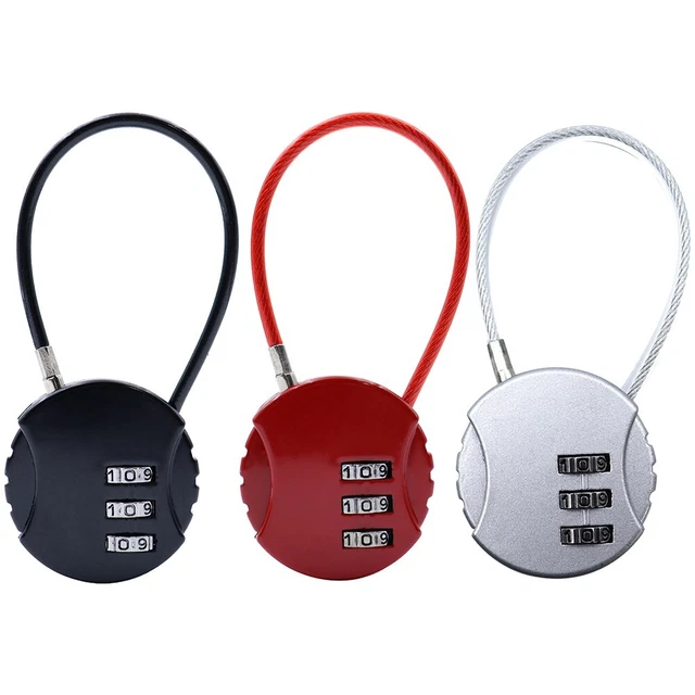 Serrure à Combinaison Samsonite 3 Cadrans – Agrée TSA – Modèle 43666-1041