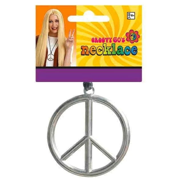 Piece&Love 1960s Hippie 1970s Disco Necklace Masquerade Men's Women's Costume Necklace main image 0
