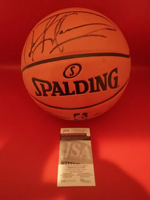 Dennis Rodman Signed Spalding Game Ball Series NBA Basketball JSA WB289489