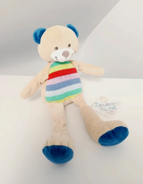 DOUDOU PELUCHE OURS Beige Rouge PERFECTEL DAMART EUR 16,99 - FR