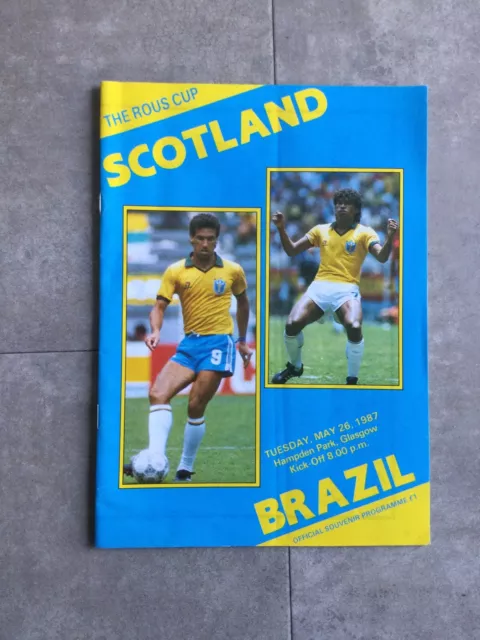 Scotland v Brazil May 26th 1987