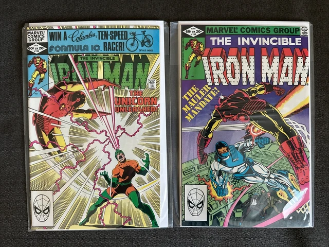 Invincible Iron Man Lot of 2 #154 & 156 1978 Marvel Comics Layton Romita