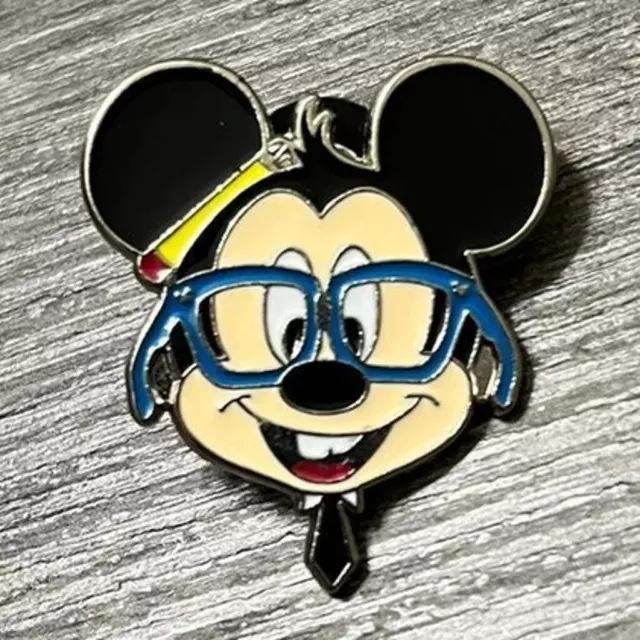 Disney Trading Pin 90176 nerds rock! Head collection Mickey Mouse