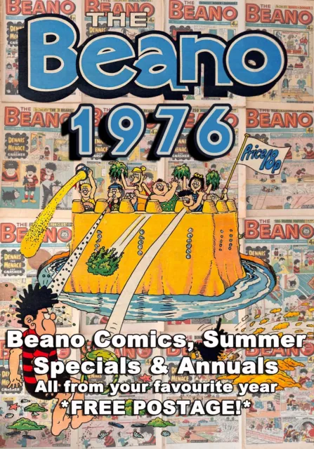 Beano Comics, Annual, Summer Special from 1976 #1746 - 1797 Choose your Issue