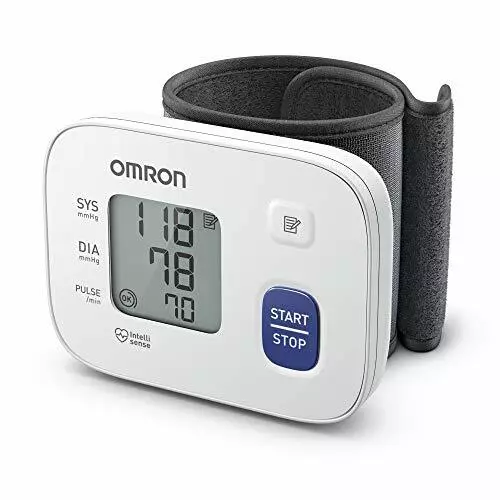 OMRON RS1 Misuratore di Pressione da Polso, da Usare a Casa e in Viaggio (Y2w)