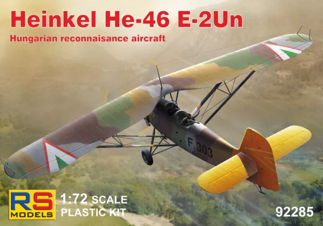 RS Models 92285 1:72 Heinkel He-46 E-2Un Hungarian reconnaissance Decals 4 x Hun