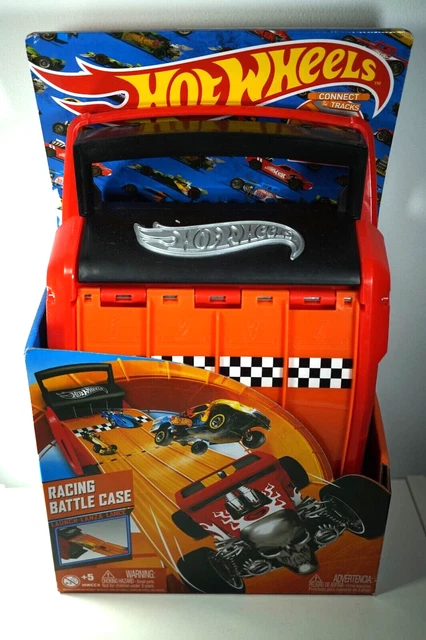 HOTWHEELS Racing Battle Case Stores 20 cars Mattel New 4 lanes Track Connector