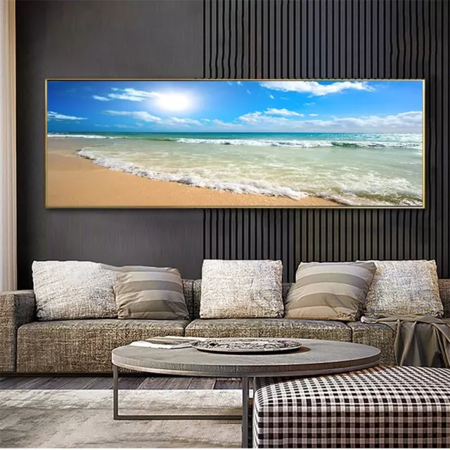 Sea Beach Landscape Poster Wall Art Picture Canvas Painting Print Art Home Decor