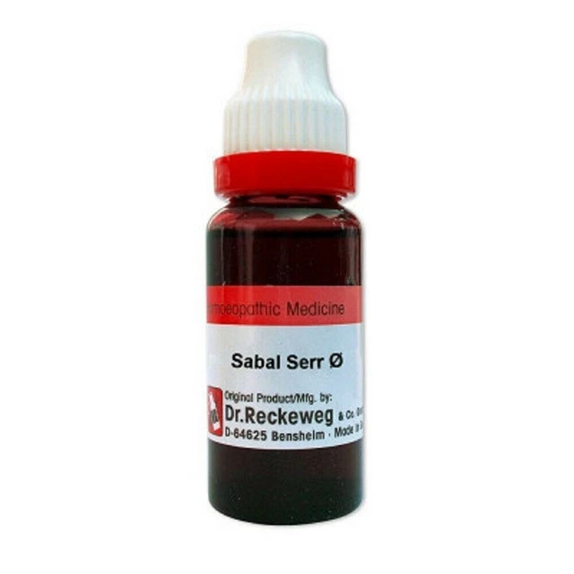 Dr. Reckeweg Germany Homeopathy Sabal Serrulata Mother Tincture (Q) 20ml