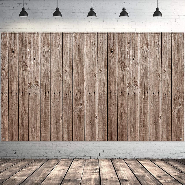 Barn Party Backdrop Farm Decorations, Extra Large Rustic Wooden Backdrop Sign Ba