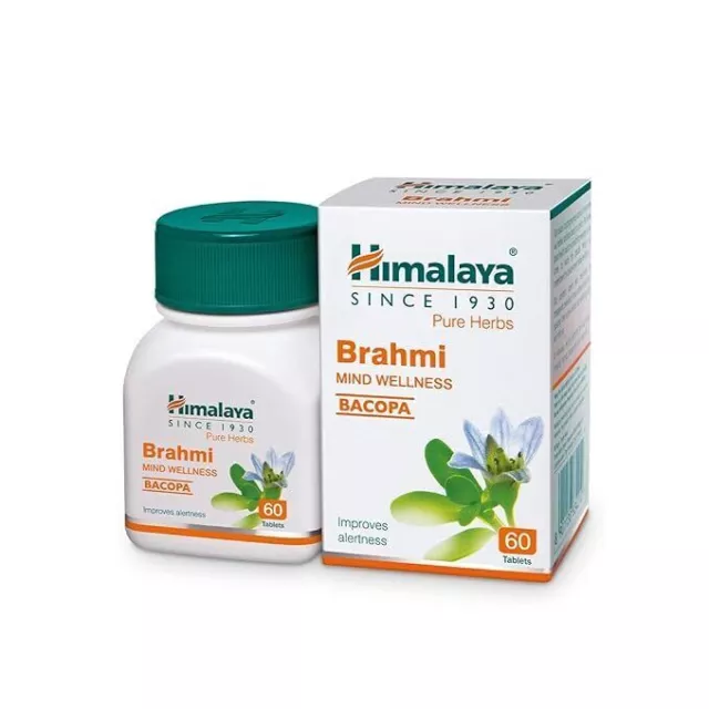 Himalaya Wellness Pure Herbs Brahmi Mind Wellness Tablet 60 Comprimidos