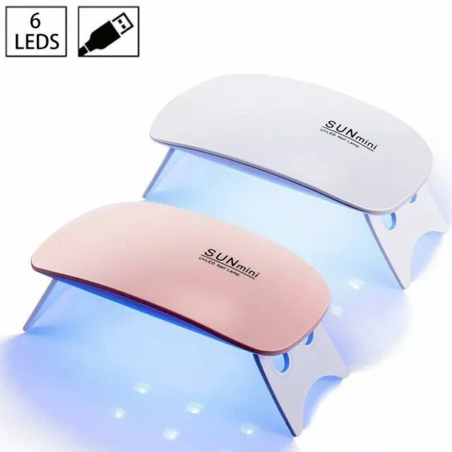 Lampada Ricostruzione Unghie GEL UV LED USB Mini Portatile Nail Art Fornetto 2