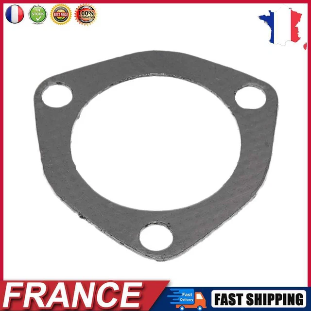 2.5 High Temp Exhaust Header Down Pipe Manifold Collector Flange Gasket 3-Bolt f