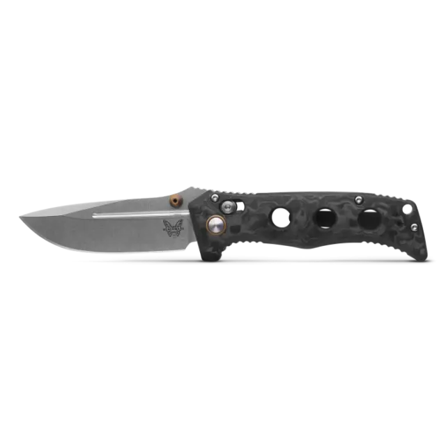 Benchmade Knife Mini Adamas 273-03 Marbled Carbon Fiber Magnacut Pocket Knives