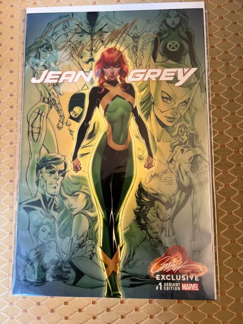 Jean Grey #1 J Scott Campbell Exclusive Variant A SIGNED w/COA - NM