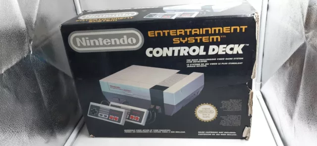 [BOITE VIDE] Console Nintendo NES CONTROL DECK SANS CONSOLE AVEC POLY