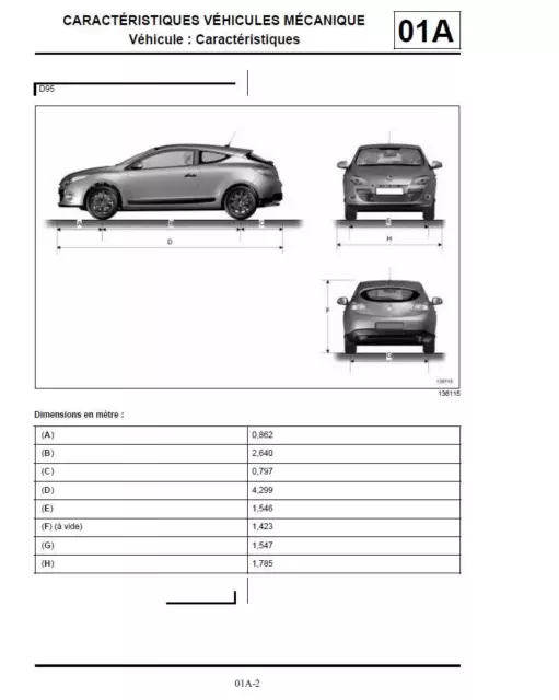 manuel atelier entretien réparation technique maintenance Renault Megane III 3 3