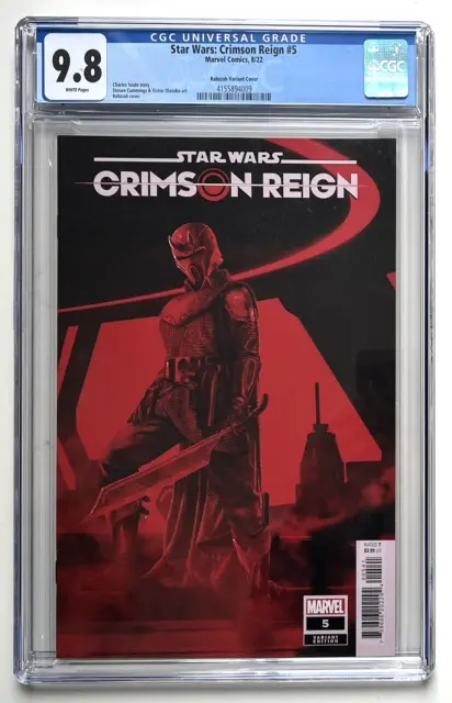 Star Wars Crimson Reign 5 Rahzzah Variant CGC 9.8 Knights of Ren 2022 Marvel