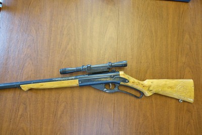 Vintage Daisy Golden Eagle Model 98 Gun W Scope Plymouth Made Very Clean 153 50 Picclick