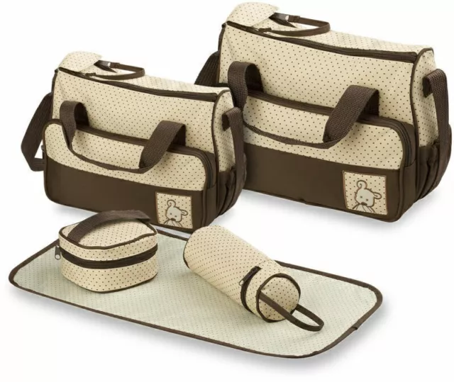 Raktisches 5tlg Set Wickeltasche Babytasche Pflegetasche Baby Reisen Picknick