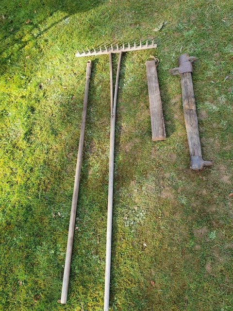 Antike Gartengeräte Gartendeko Deko