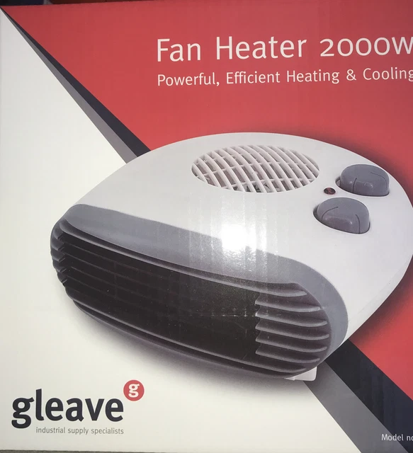 GLEAVE FAN HEATER 2000w £9.90 PicClick UK
