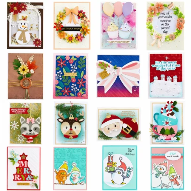 Christmas Decoration Metal Cutting Dies Stamp DIY Scrapbooking Craft Card Making