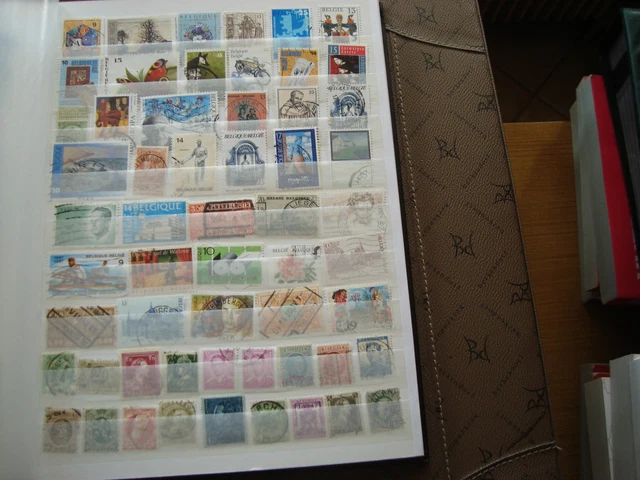 Belgien - 55 Gestempelte Briefmarken (Alles Staat) Briefmarke