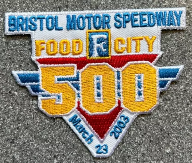 2003 Cibo City 500 Nascar Racing Vintage 3.5 " Souvenir Toppa Winner Kurt Busch