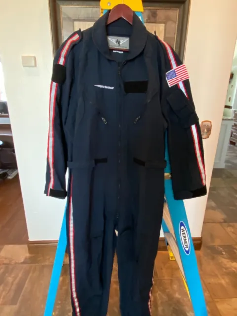 EMS Men's Flight Suit, 48 Reg, Blue Nomex, Air Methods