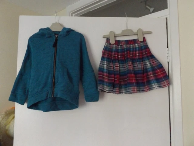 Next pretty skirt and matching hooded jacket set / outfit aged 3 Years