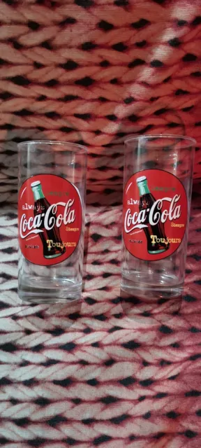 Set Due Bicchieri Coca Cola  13.5 Cm