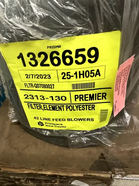 2313-130 PREMIER Filter Replacement , ELEMENT POLYESTER BRAND NEW IN BOX!