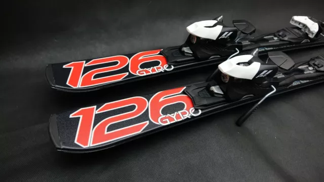 Buzz Gyro 2023 126 cms Short Adult Ski with Tyrolia release bindings Black - Red 3