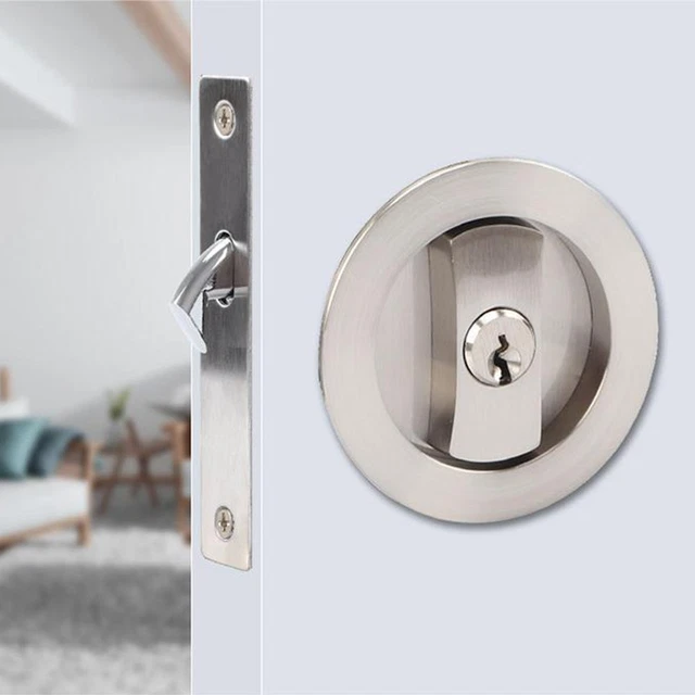 Serrure Encastrée Porte – Pz 155/35 – Avec Crochets – Z090 – Made In EU – Argent