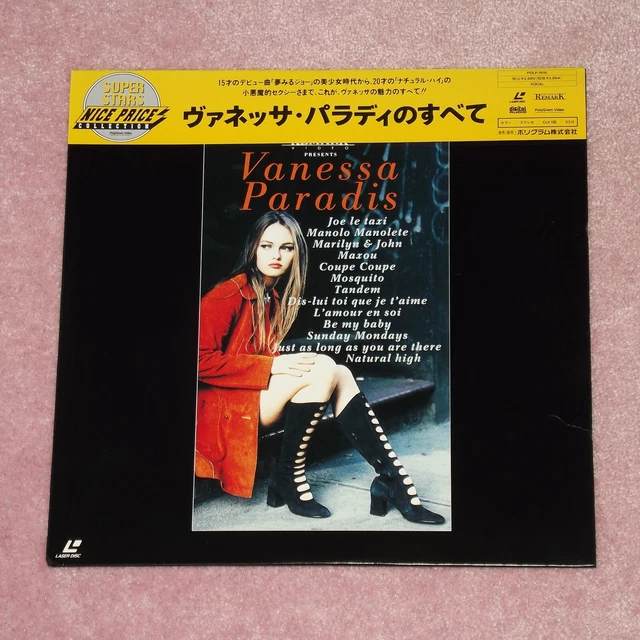 VANESSA PARADIS Tous Ses Clips - RARE 1996 JAPAN LASERDISC + OBI (POLP-1616)